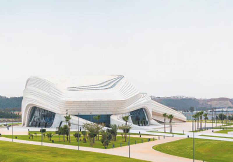 Voorgestelde lotingslocatie in het bid van 2024: Grand Théâtre de Rabat